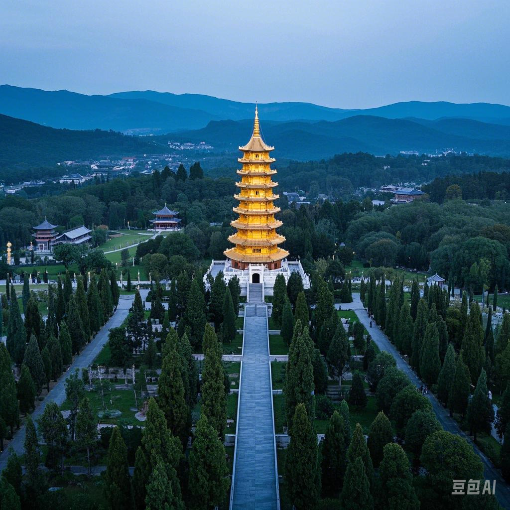 北京周边灵山宝塔陵园：燕山脚下的生命归宿
